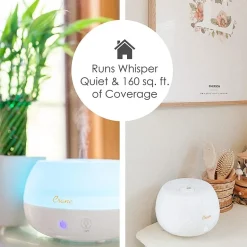 Crane 2-In-1 Personal 0.2 Gallon Ultrasonic Cool Mist Humidifier & Aroma Diffuser
