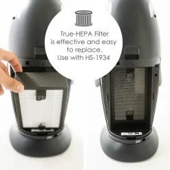 Crane True HEPA Air Purifier With Germicidal UV Light, 150 Sq Ft. Coverage, Penguin