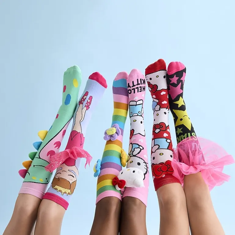 Crazy Sock Big Kid Unisex 1 Pair Hello Kitty Knee High Socks