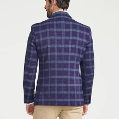 CRICKETEER™ Mens Plaid Stretch Fabric Regular Fit Sport Coat