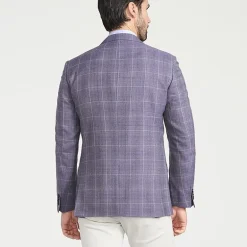 CRICKETEER™ Mens Plaid Stretch Fabric Regular Fit Sport Coat