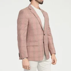 CRICKETEER™ Mens Plaid Stretch Fabric Regular Fit Sport Coat