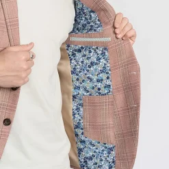 CRICKETEER™ Mens Plaid Stretch Fabric Regular Fit Sport Coat