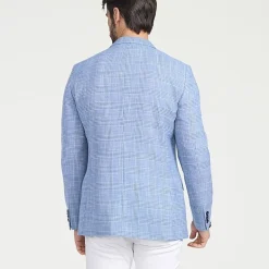 CRICKETEER™ Mens Plaid Stretch Fabric Regular Fit Sport Coat