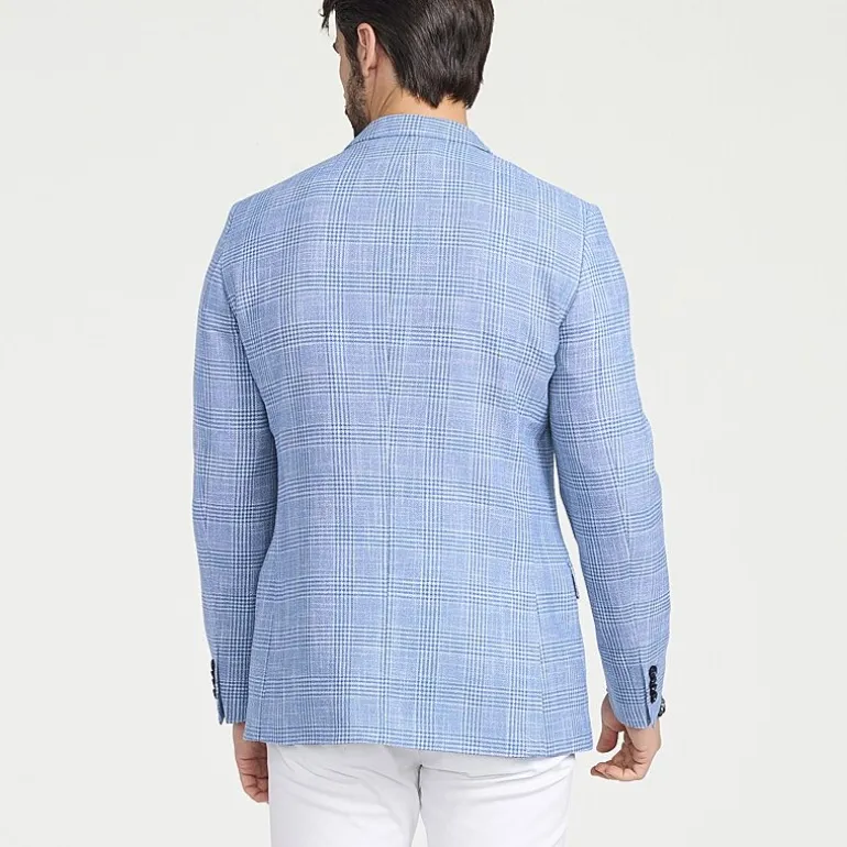 CRICKETEER™ Mens Plaid Stretch Fabric Regular Fit Sport Coat