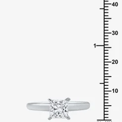 1 CT. Lab-Grown (G-H / SI1-SI2) Diamond Princess-cut Solitaire Engagement Ring in 10K Gold
