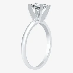 1 CT. Lab-Grown (G-H / SI1-SI2) Diamond Princess-cut Solitaire Engagement Ring in 10K Gold