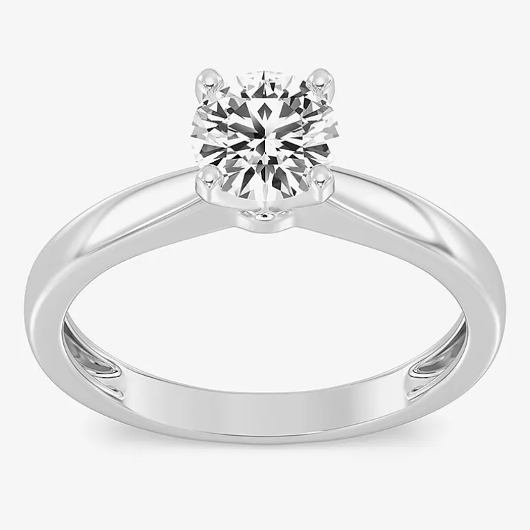 1 CT. Lab-Grown (G / SI2) Diamond Round Solitaire Engagement Ring in 10K Gold