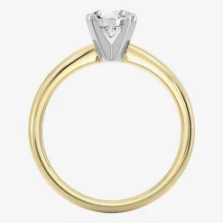 1 CT. Lab-Grown (G / SI2) Diamond Round Solitaire Engagement Ring in 10K Gold