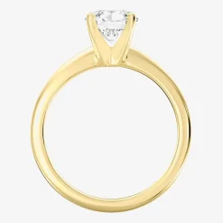 1 1/4 CT. Lab-Grown (G / SI2) Diamond Round Solitaire Engagement Ring In 14k Gold