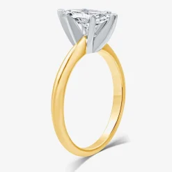 1 CT. Lab-Grown (G / SI1-SI2) Diamond Marquise-cut Solitaire Engagement Ring in 10K or 14K Gold