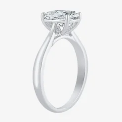 1 1/2 CT. Lab-Grown (G / VS2)  Diamond 14K Gold Radiant-Cut Solitaire Engagement Ring