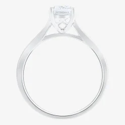 1 1/2 CT. Lab-Grown (G / VS2)  Diamond 14K Gold Radiant-Cut Solitaire Engagement Ring
