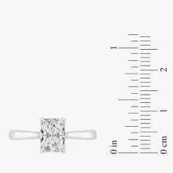 1 1/2 CT. Lab-Grown (G / VS2)  Diamond 14K Gold Radiant-Cut Solitaire Engagement Ring