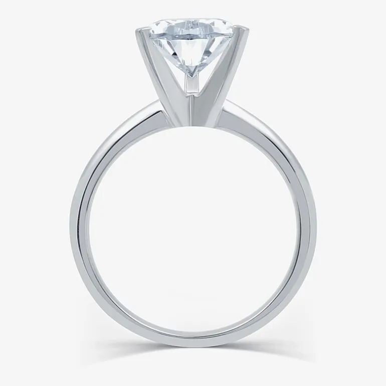 3 CT. Lab-Grown (G / VS2) Diamond Pear Solitaire Engagement Ring in14K Gold