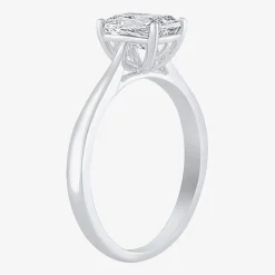 1 CT. Lab-Grown (G / VS2) Diamond Radiant-cut Solitaire Engagement Ring in 10K Gold