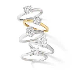 1 CT. Lab-Grown (G / VS2) Diamond Radiant-cut Solitaire Engagement Ring in 10K Gold