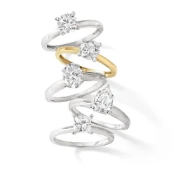 1 CT. Lab-Grown (G / VS2) Diamond Radiant-cut Solitaire Engagement Ring in 10K Gold