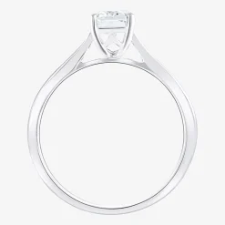 1 CT. Lab-Grown (G / VS2) Diamond Radiant-cut Solitaire Engagement Ring in 10K Gold