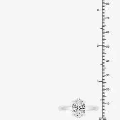 2 CT.Lab-Grown (I / SI2) Diamond Oval-cut Solitaire Engagement Ring in 14K Gold