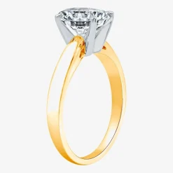 2 CT.Lab-Grown (I / SI2) Diamond Oval-cut Solitaire Engagement Ring in 14K Gold