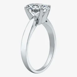 2 CT.Lab-Grown (I / SI2) Diamond Oval-cut Solitaire Engagement Ring in 14K Gold