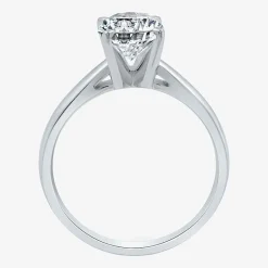 2 CT.Lab-Grown (I / SI2) Diamond Oval-cut Solitaire Engagement Ring in 14K Gold