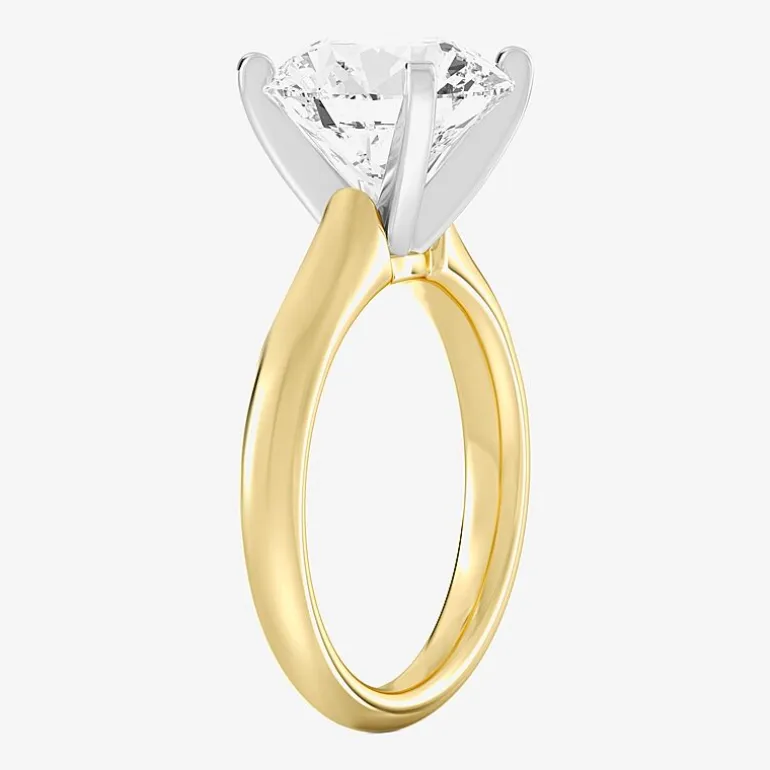 5 CT. Round Lab-Grown (F / VS1) Diamond Solitaire Engagement Ring in 14k Gold