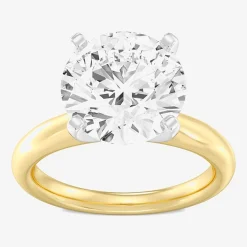 5 CT. Round Lab-Grown (F / VS1) Diamond Solitaire Engagement Ring in 14k Gold