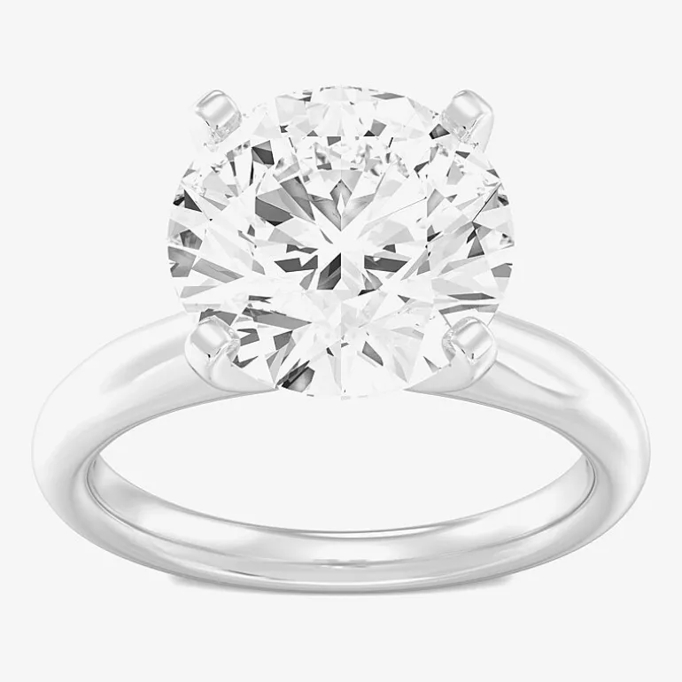 5 CT. Round Lab-Grown (F / VS1) Diamond Solitaire Engagement Ring in 14k Gold