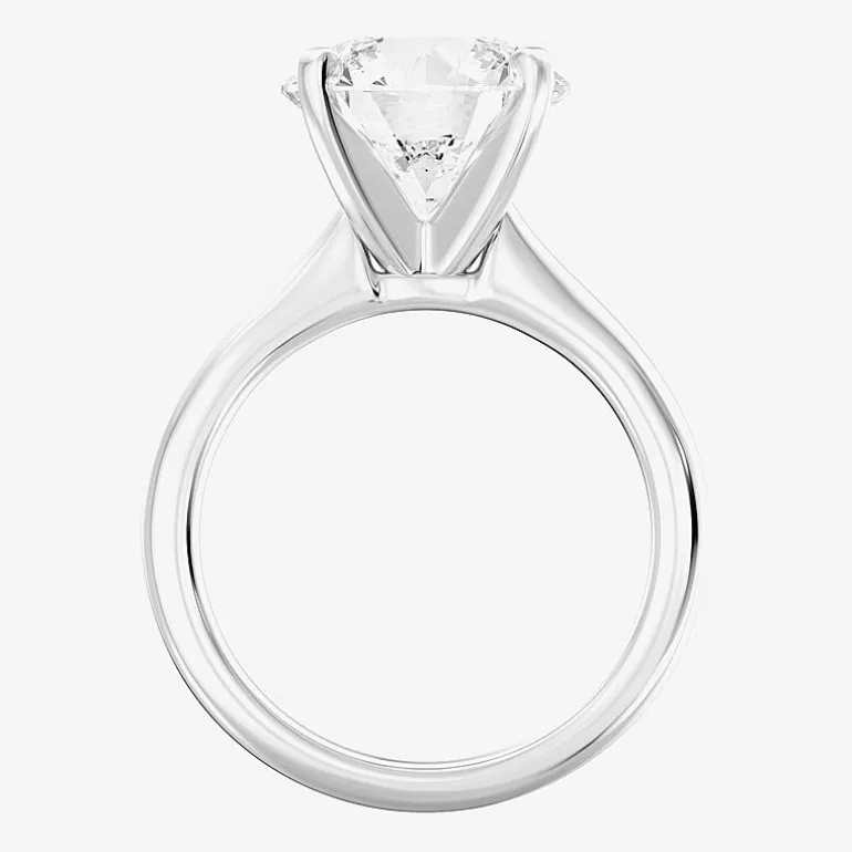5 CT. Round Lab-Grown (F / VS1) Diamond Solitaire Engagement Ring in 14k Gold