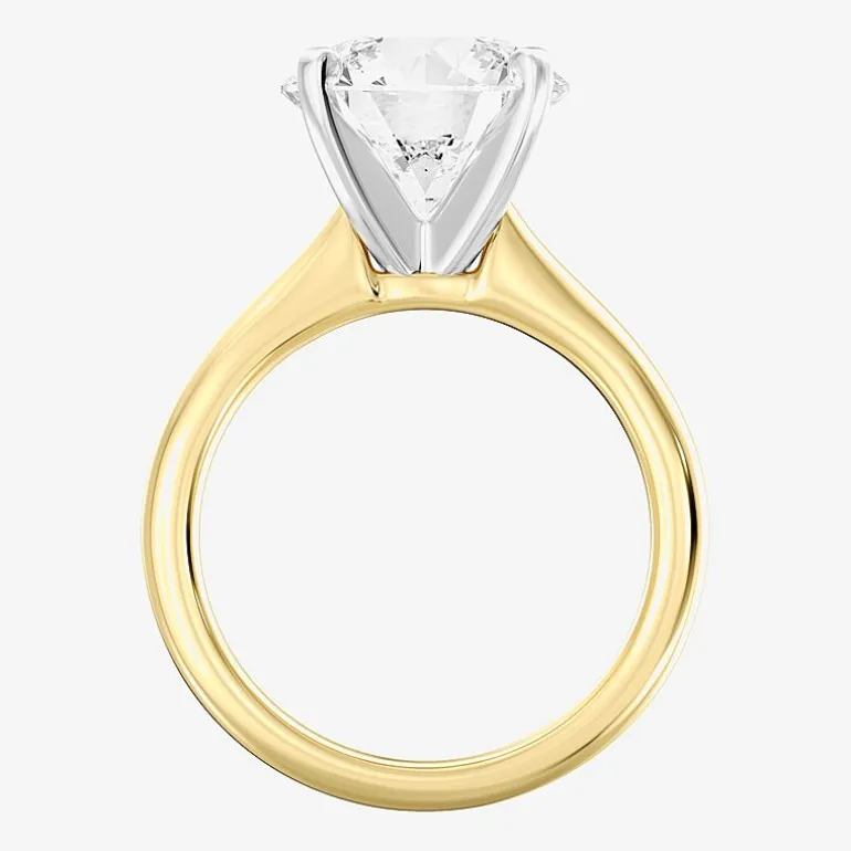 5 CT. Round Lab-Grown (F / VS1) Diamond Solitaire Engagement Ring in 14k Gold