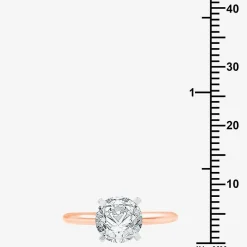 2 CT. Round Lab-Grown (G / SI2) Diamond Solitaire Engagement Ring in 14K Gold