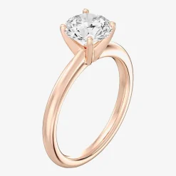 1 1/2 CT..Round Lab-Grown (G / Si2) Diamond Solitaire Engagement Ring in 14K Gold
