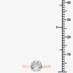 1 1/2 CT..Round Lab-Grown (G / Si2) Diamond Solitaire Engagement Ring in 14K Gold