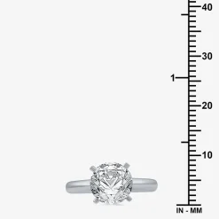 3 CT. Round Lab-Grown (G / VS2) Diamond Solitaire Engagement Ring in 14K Gold