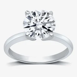 3 CT. Round Lab-Grown (G / VS2) Diamond Solitaire Engagement Ring in 14K Gold