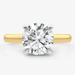 2 1/5 CT. T.W. (G-H / SI1-SI2) Lab-Grown Diamond Solitaire Engagement Ring in 14K Gold