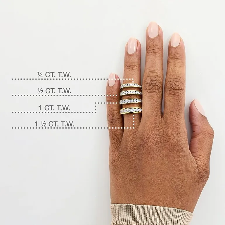 1/2 CT. T.W. Lab-Grown Diamond Wedding Band in 10K or 14K Gold
