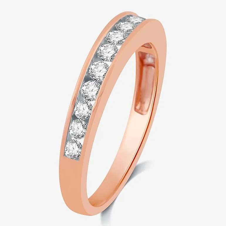 1/2 CT. T.W. Lab-Grown Diamond Wedding Band in 10K or 14K Gold