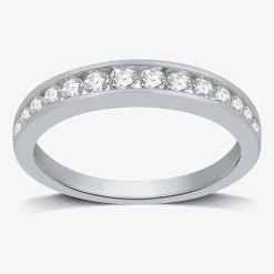 1/2 CT. T.W. Lab-Grown Diamond Wedding Band in 10K or 14K Gold