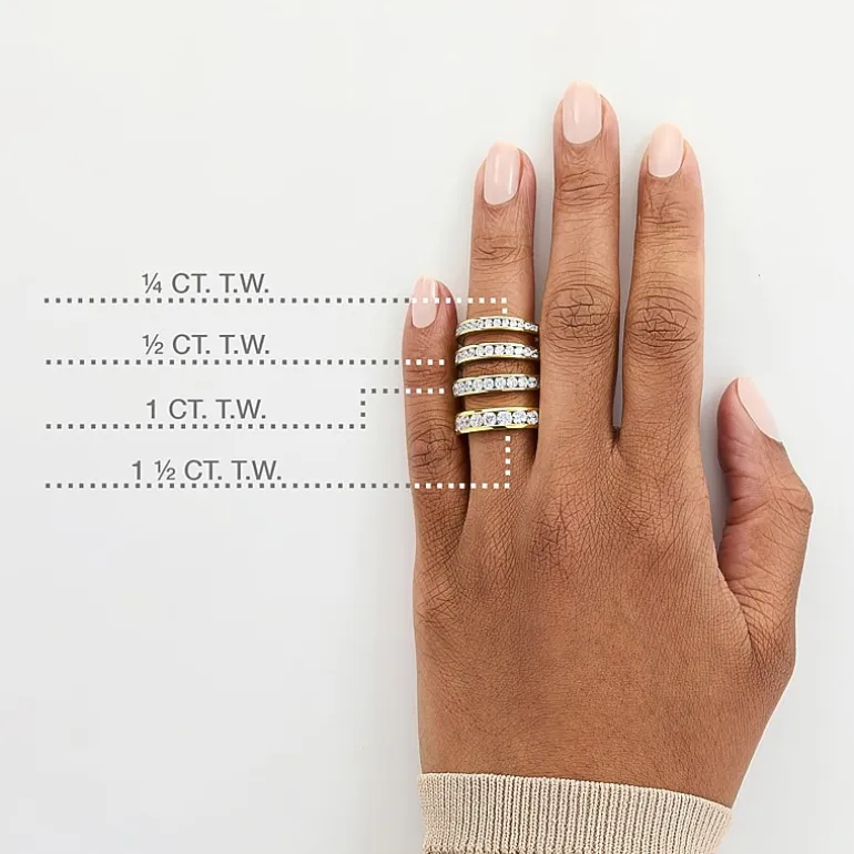 1/2 CT. T.W. Lab-Grown Diamond Wedding Band in 10K or 14K Gold
