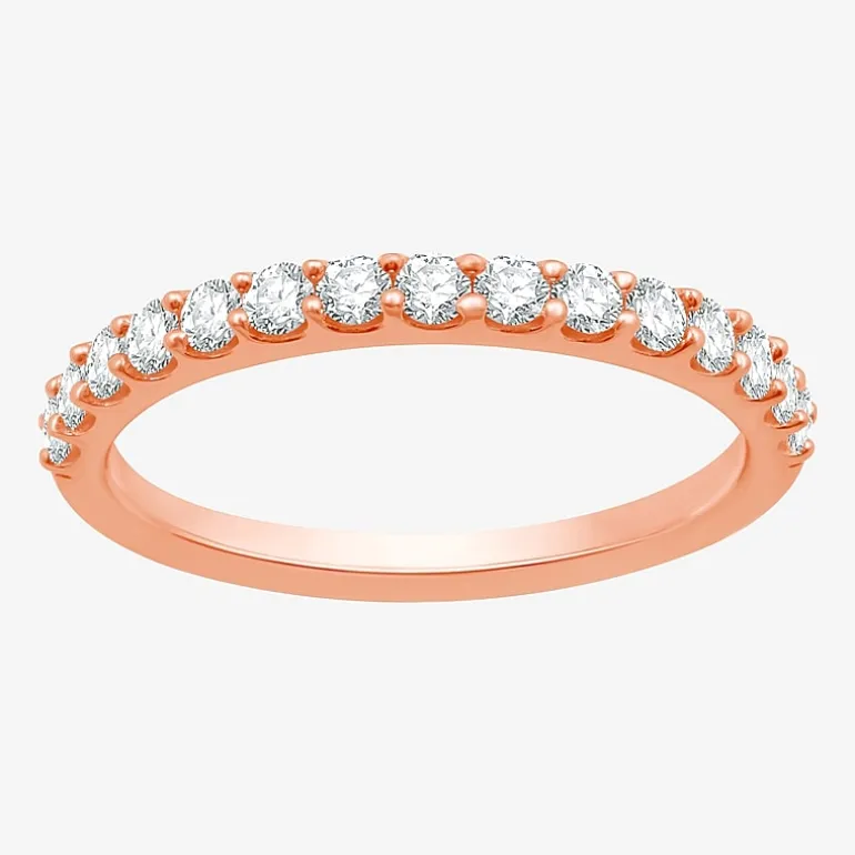 1/2 CT. T.W. Lab-Grown Diamond Wedding Band in 10K or 14K Gold.