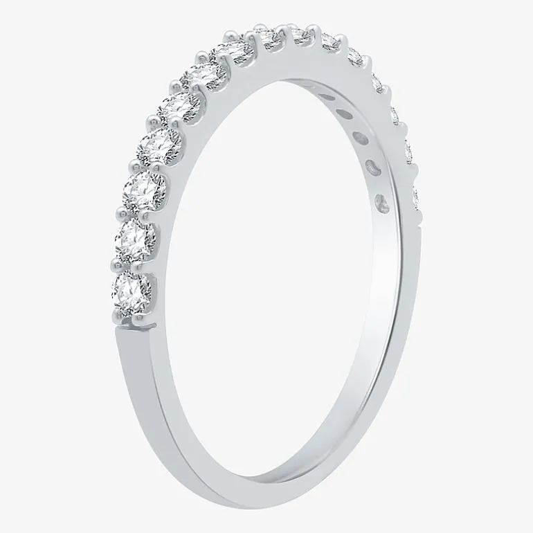 1/2 CT. T.W. Lab-Grown Diamond Wedding Band in 10K or 14K Gold.