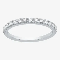 1/2 CT. T.W. Lab-Grown Diamond Wedding Band in 10K or 14K Gold.