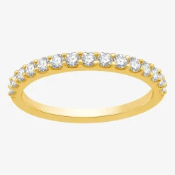 1/2 CT. T.W. Lab-Grown Diamond Wedding Band in 10K or 14K Gold.