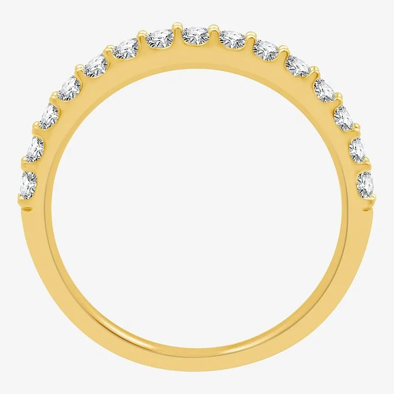 1/2 CT. T.W. Lab-Grown Diamond Wedding Band in 10K or 14K Gold.