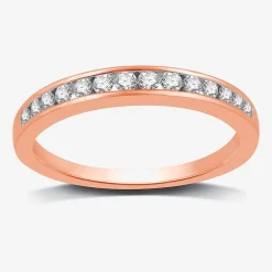 1/4 CT. T.W. Lab-Grown Diamond Wedding Band in 10K or 14K Gold
