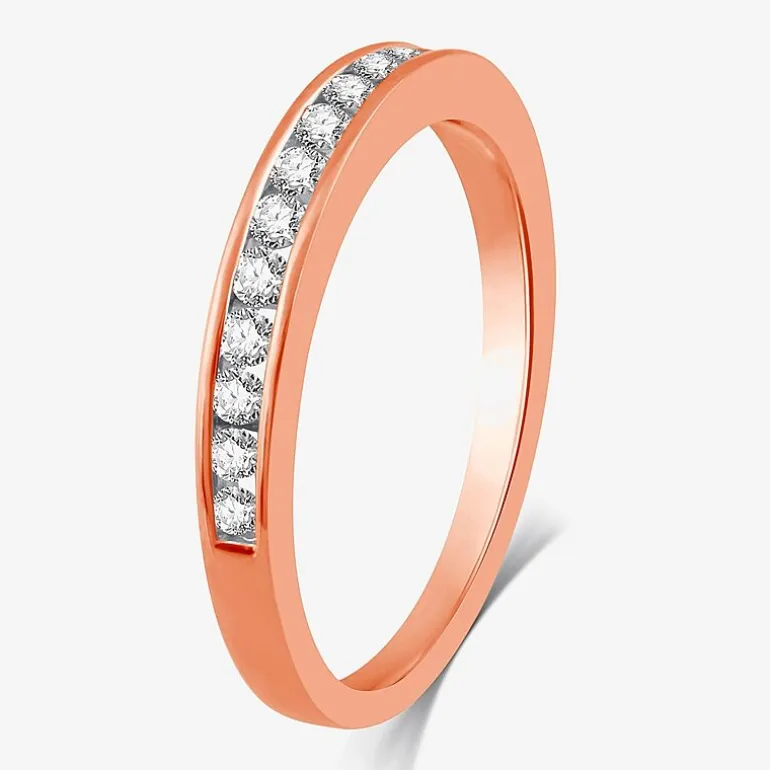 1/4 CT. T.W. Lab-Grown Diamond Wedding Band in 10K or 14K Gold