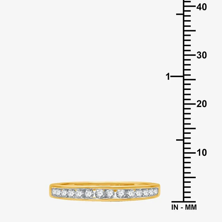 1/4 CT. T.W. Lab-Grown Diamond Wedding Band in 10K or 14K Gold